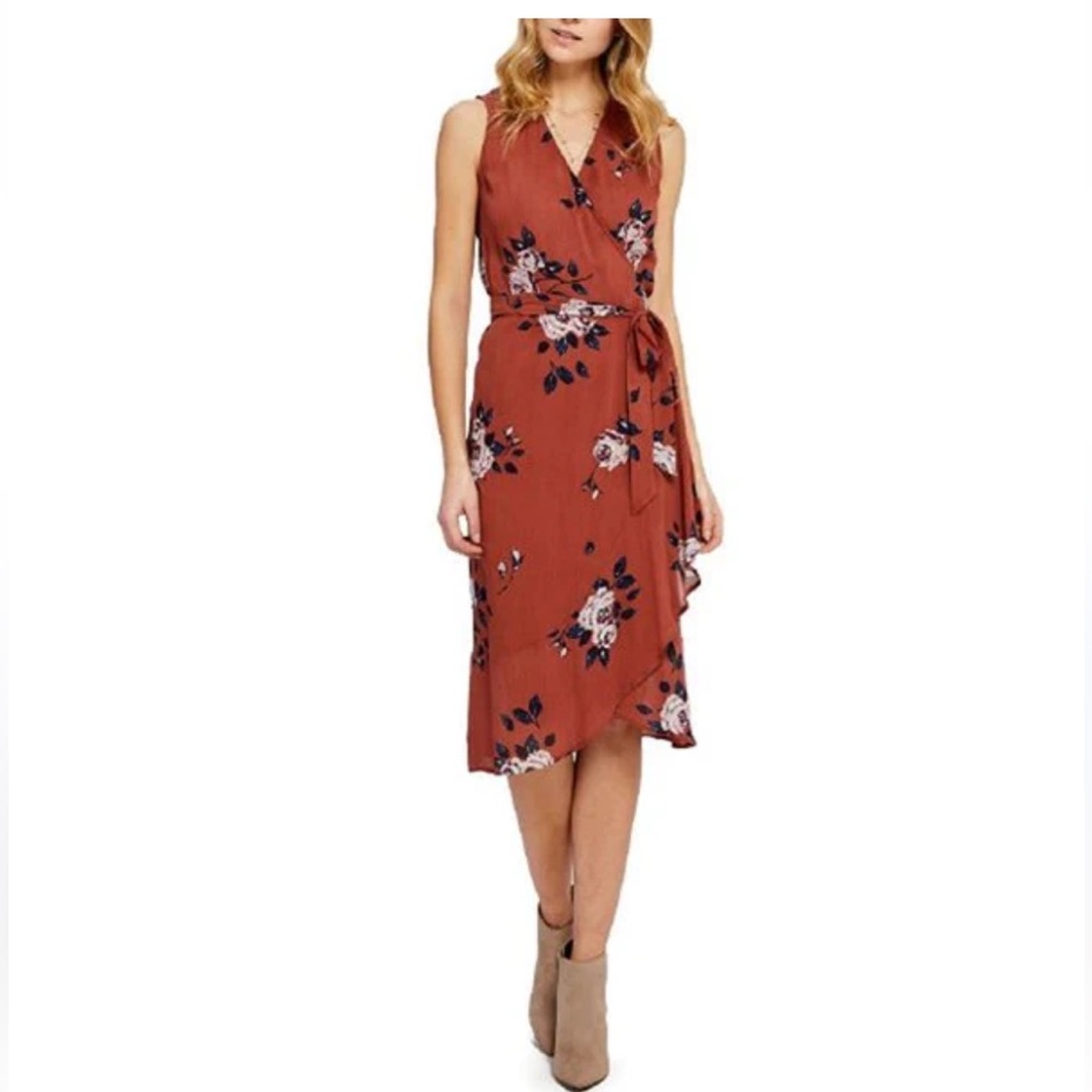 Gentle Fawn wrap dress in a moody floral | size XS X-small | excellent condition
